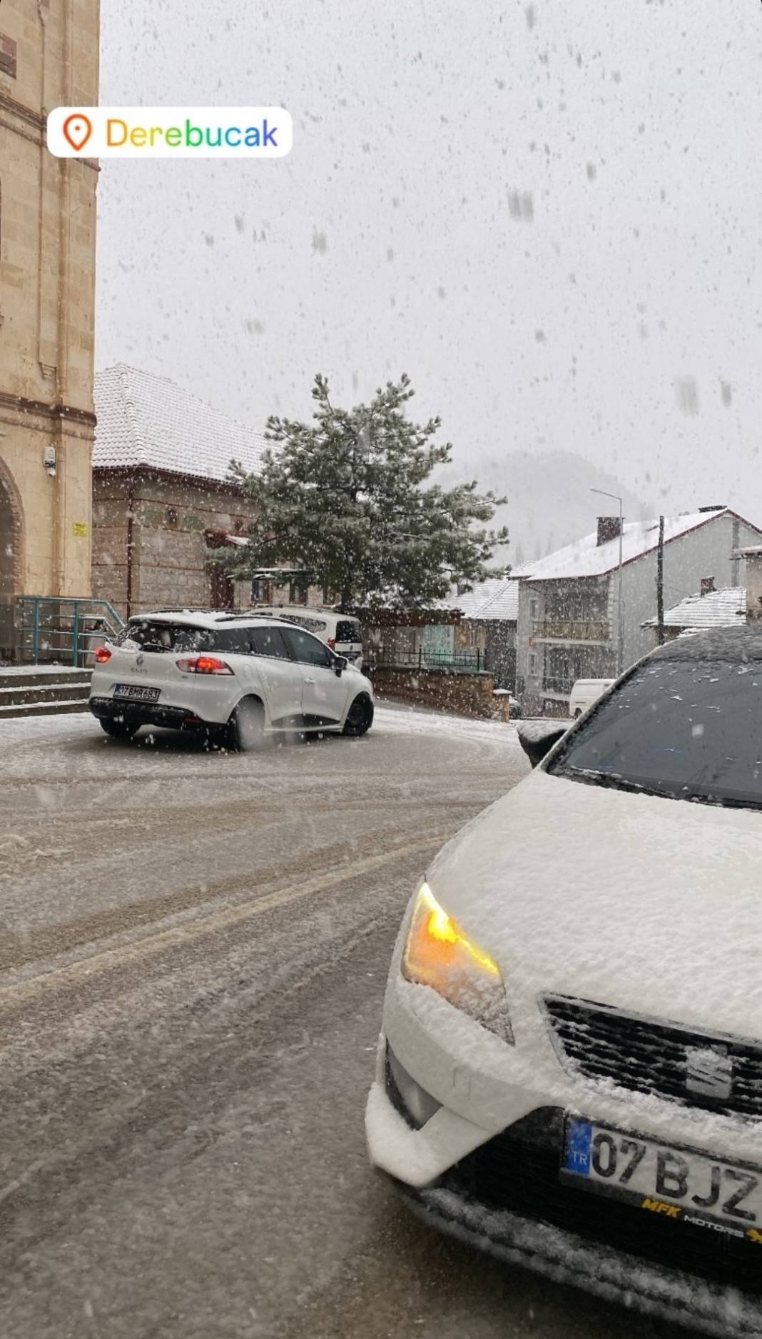 Ufukta tüm Konya için kar yağışı görüldü 3